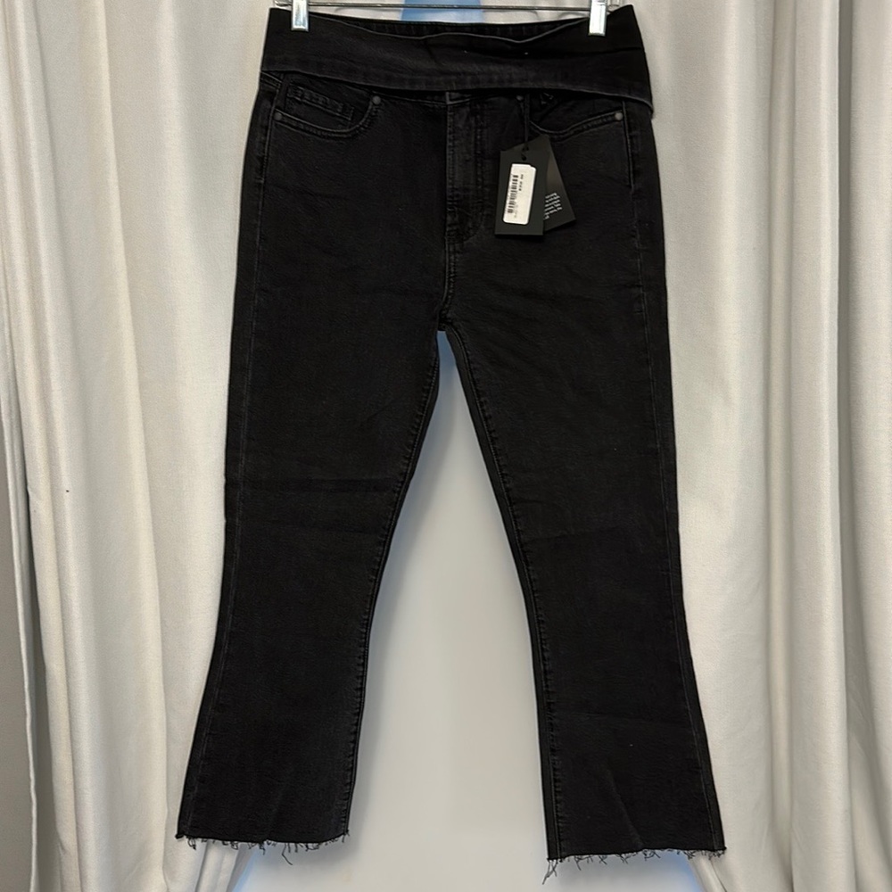 Paige Colette Crop Flare Jeans NWT